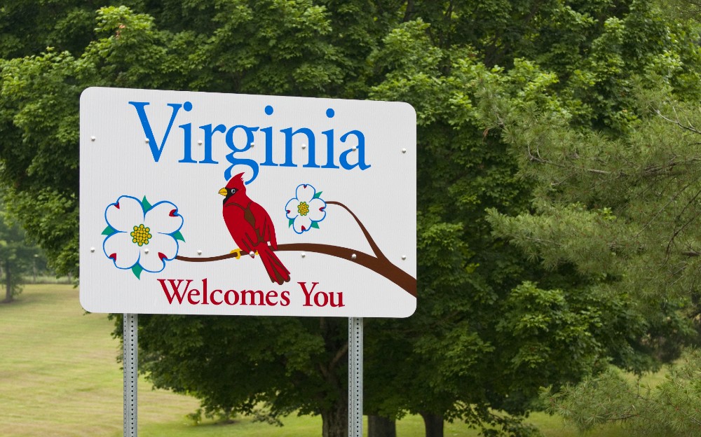 Virginia state sign.