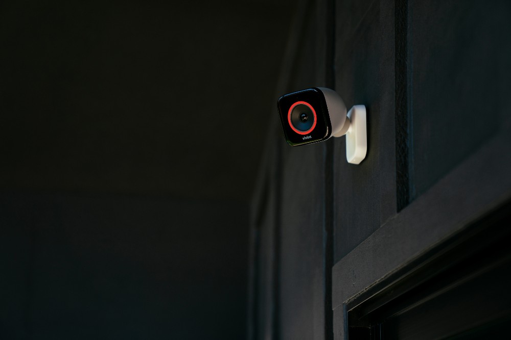 Vivint Outdoor Camera on a home's exterior.