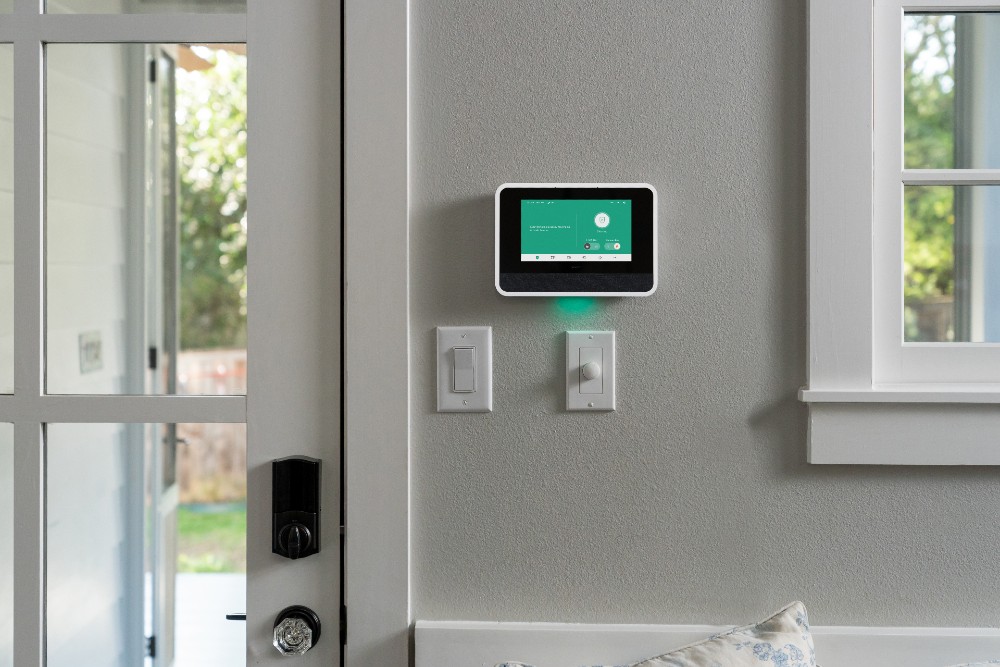 Vivint Smart Hub at the entrance to someone's home.