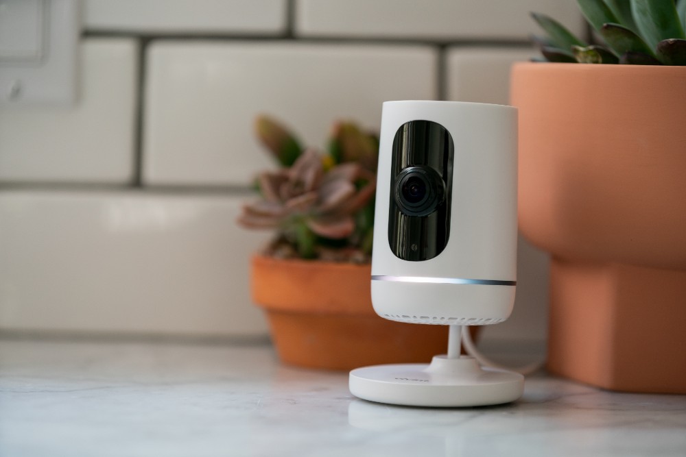 Vivint Indoor Security Camera in a home's kitchen.