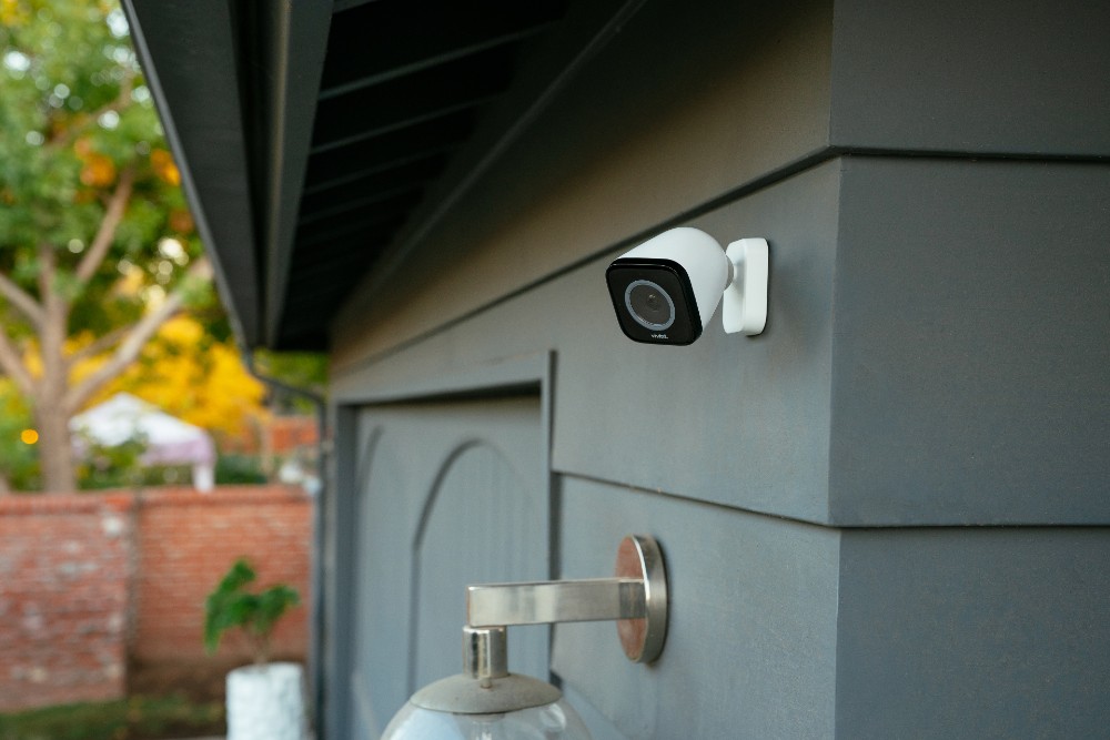Vivint Outdoor Camera on a home's exterior.