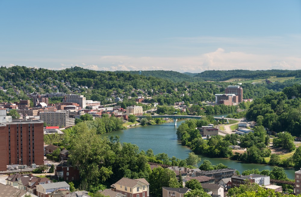 Downtown Morgantown West Virginia