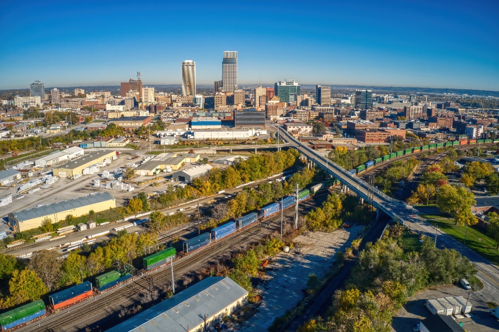 Downtown Omaha skyline