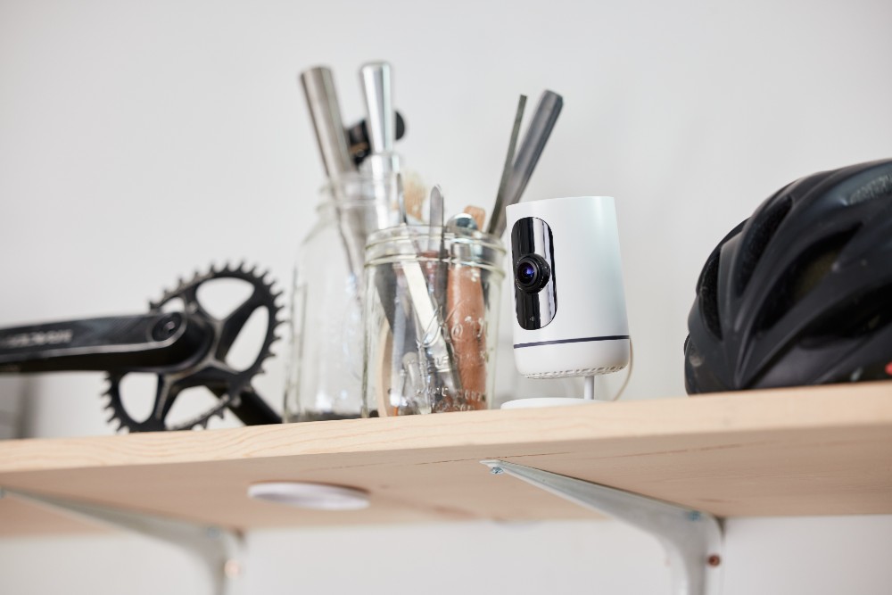 Vivint Indoor Camera with two-way audio.
