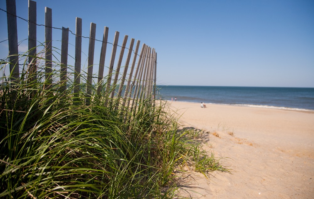 Beach in New Castle County, Delaware.