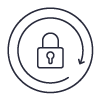 Icon of a padlock
