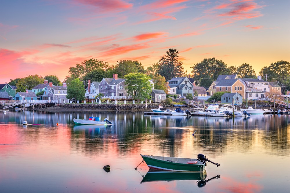 New Hampshire waterfront.