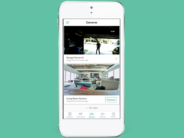 Smart Home App - Save a Camera Clip