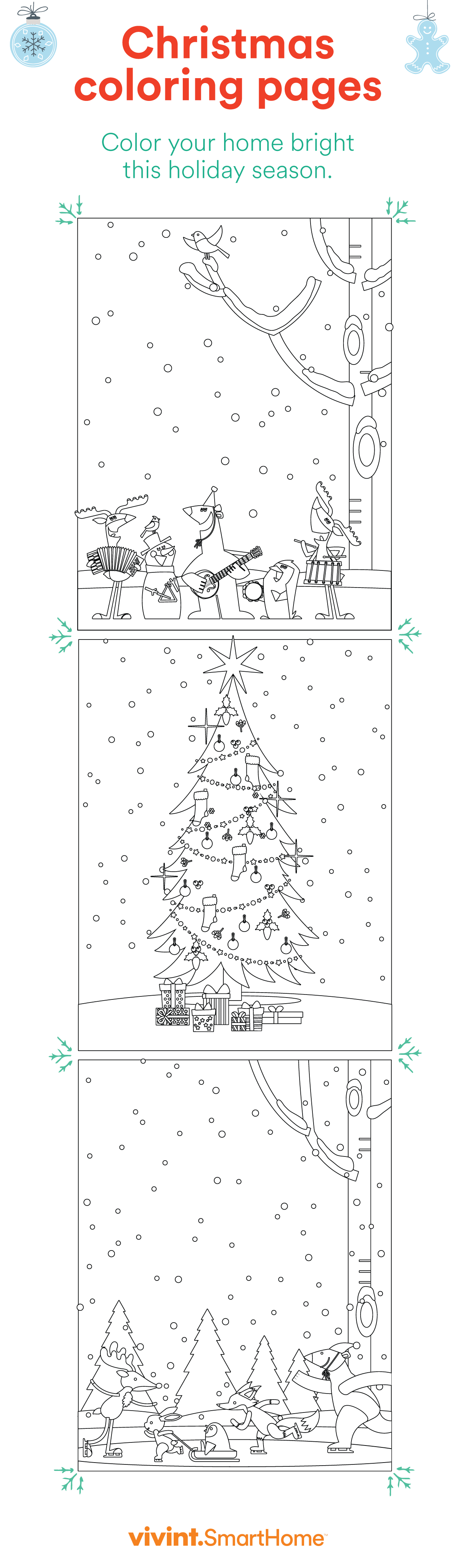 Christmass coloring pages