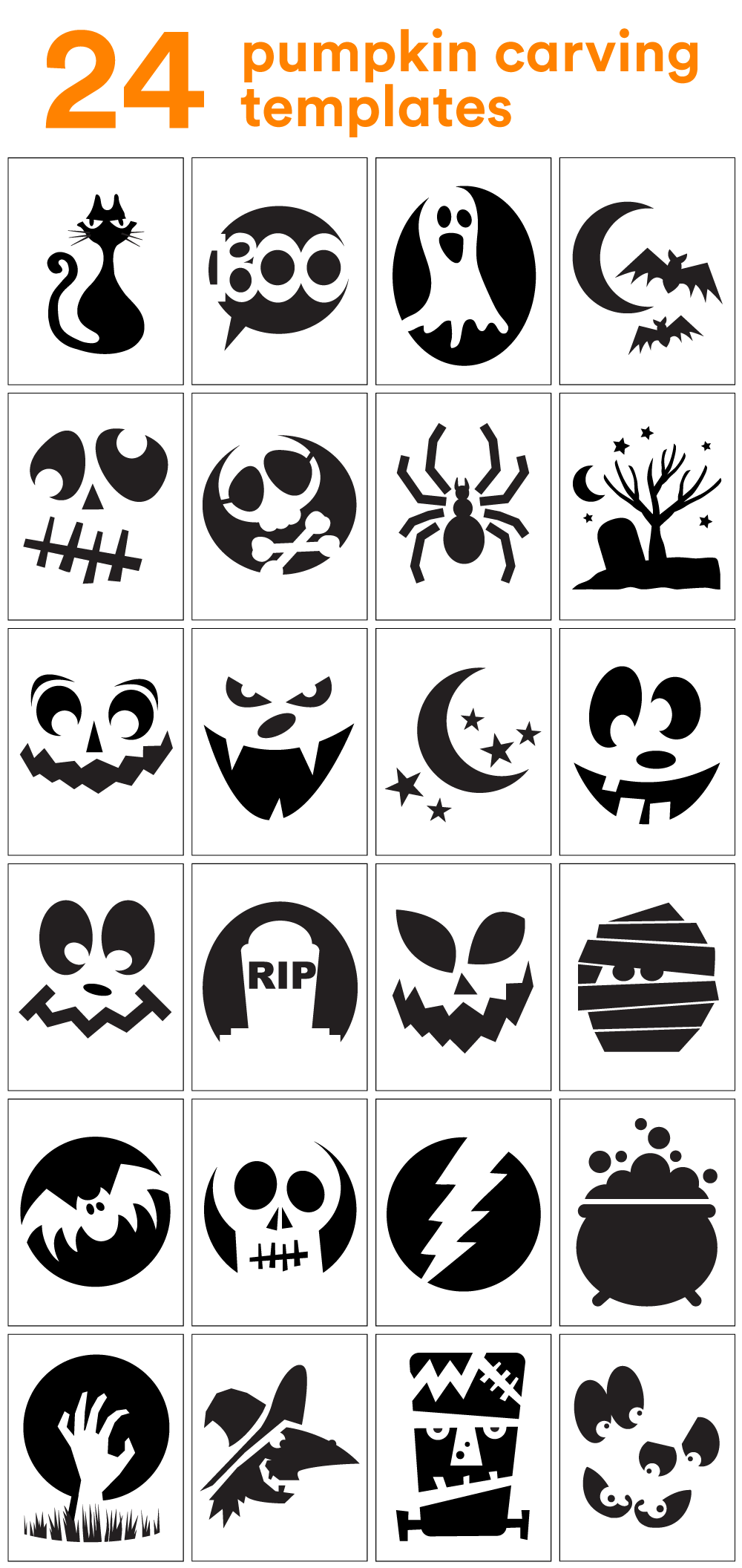 cool pumpkin templates printable