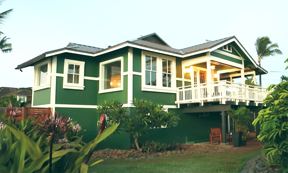 Tonga inspired exterior of the Bucket List Family's home