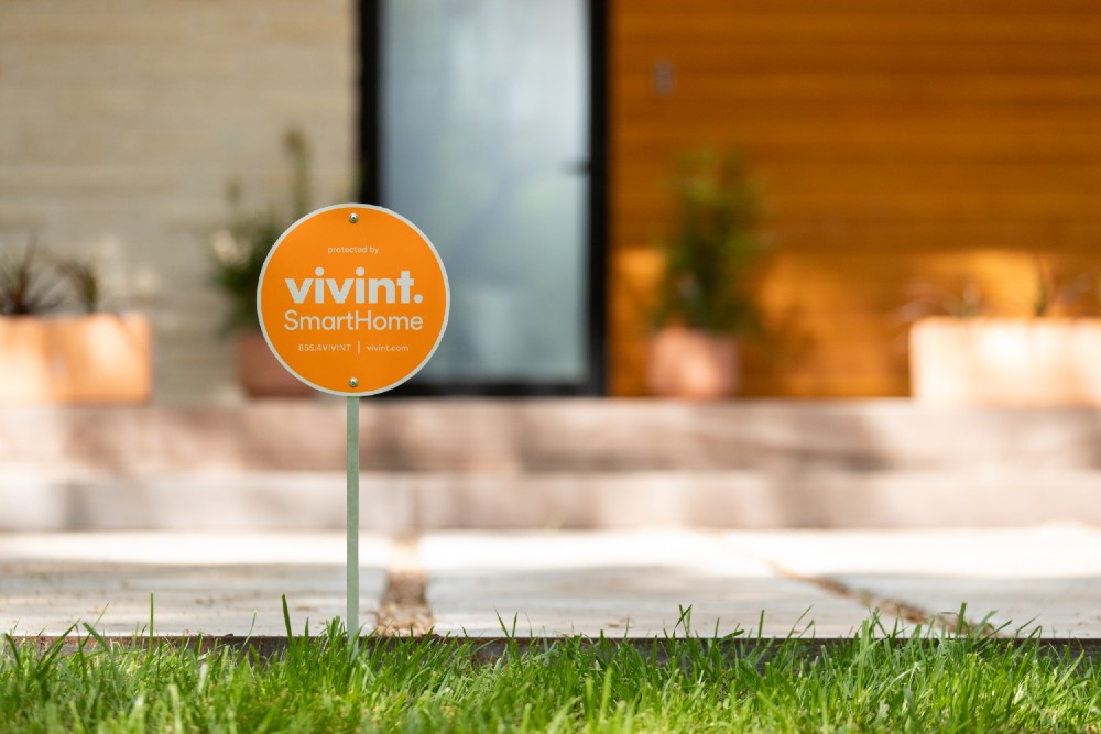 vivint smart home business card vector