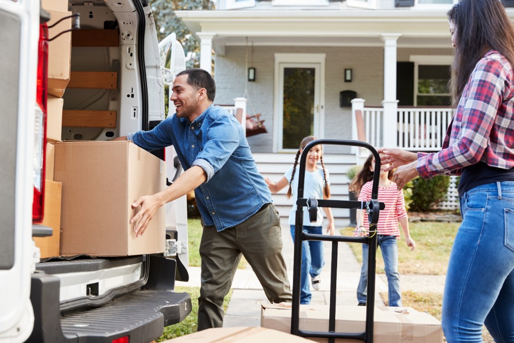 Family Moving Unpacking