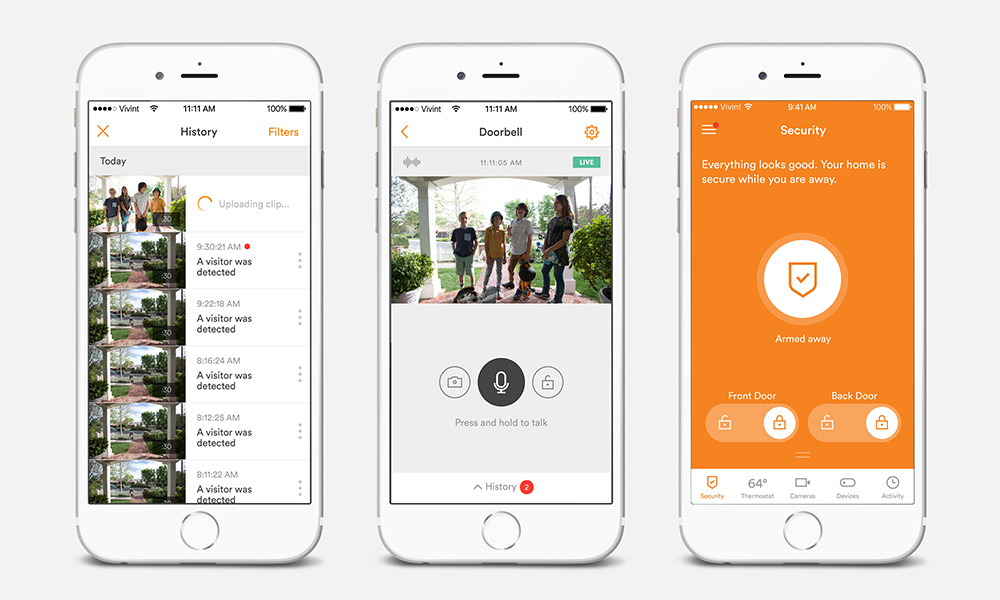 vivint doorbell camera and app