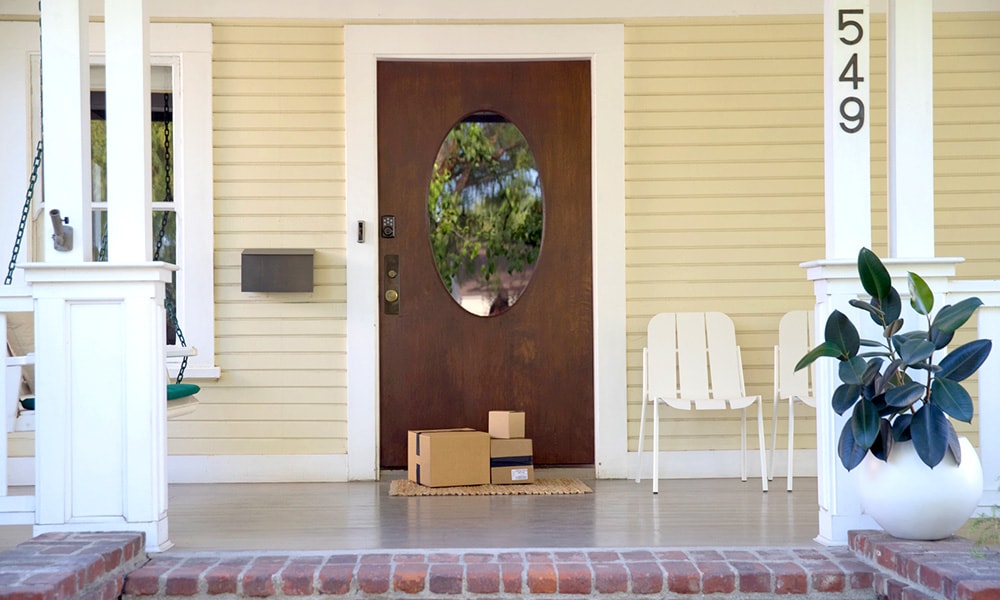 Packages on Porch 
