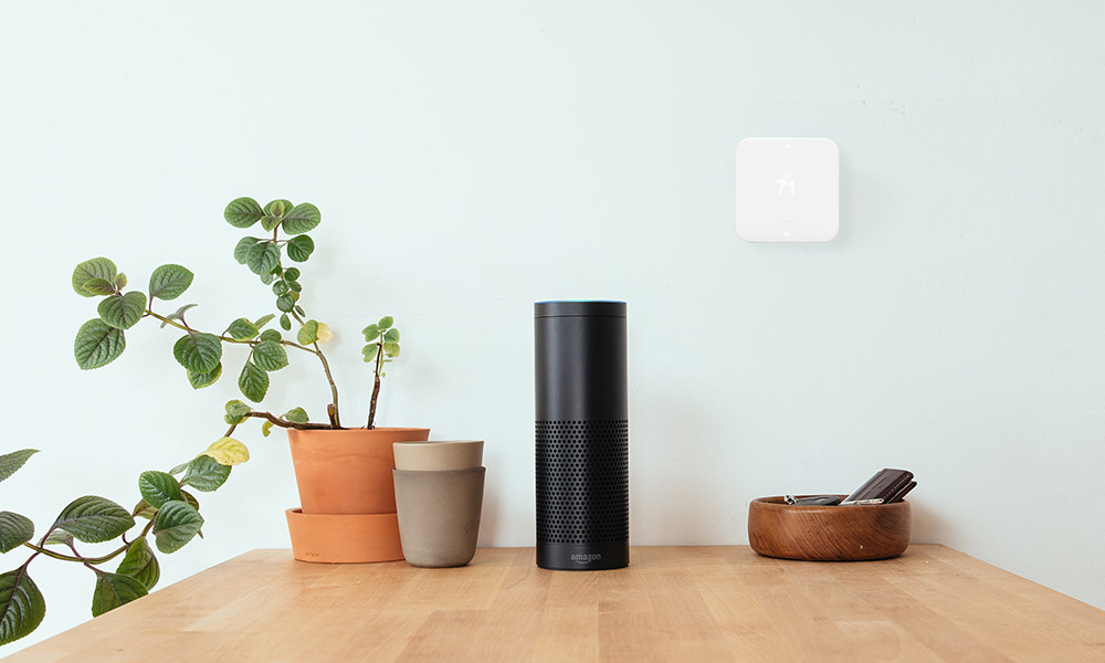 Amazon Echo Vivint Smart Thermostat