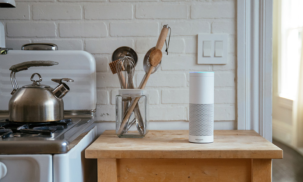 Amazon Echo in the Kitchen