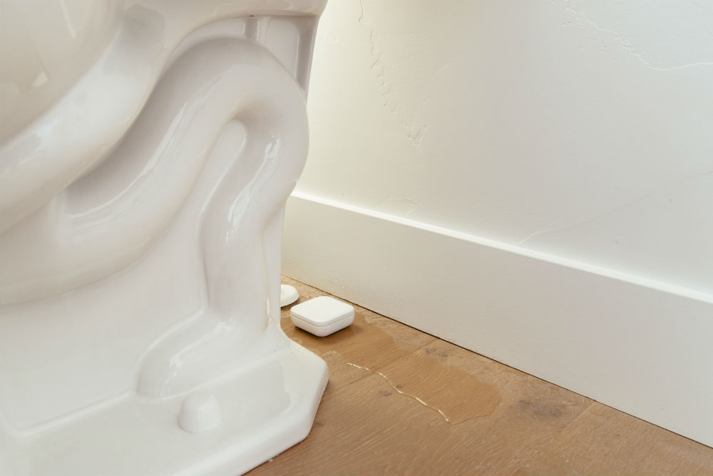 Vivint Flood Sensor Water Behind Toilet