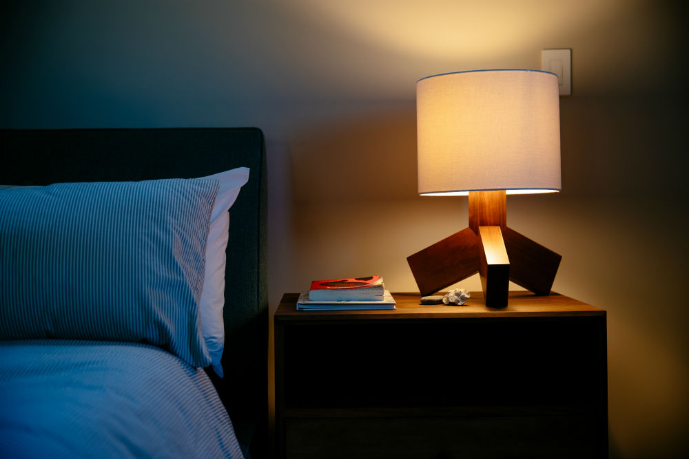 Vivint Smart Lighting Lamp Bedroom