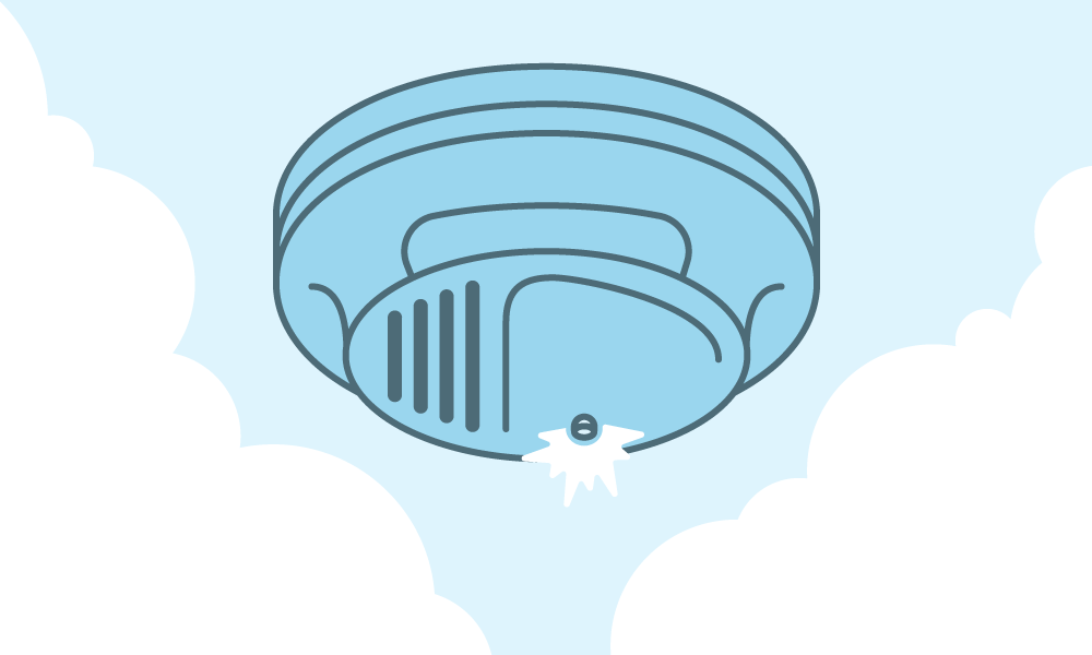 Smoke And Heat Detector Mounting CAD Drawing DWG File - Cadbull